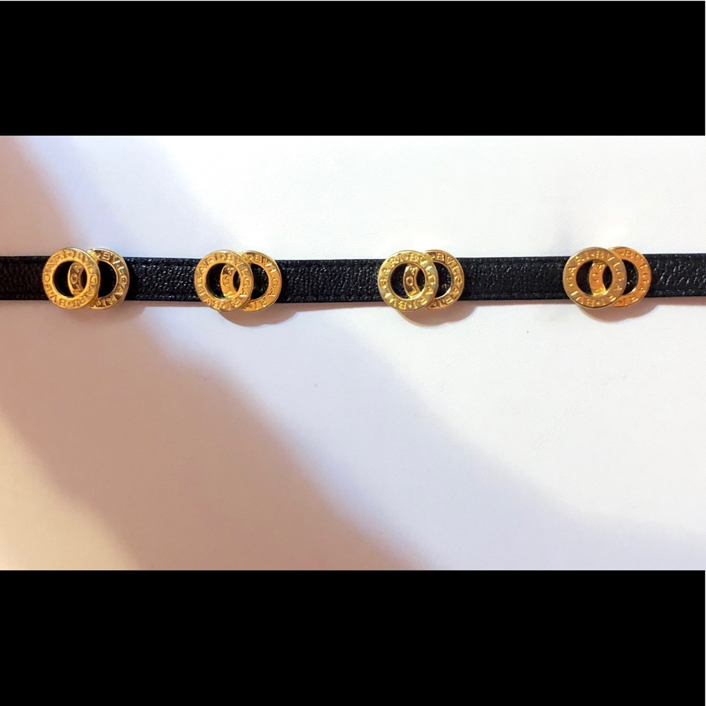 Bulgiar Bvlgari Leather Double Coiled Bracelet - Picture 7 of 8
